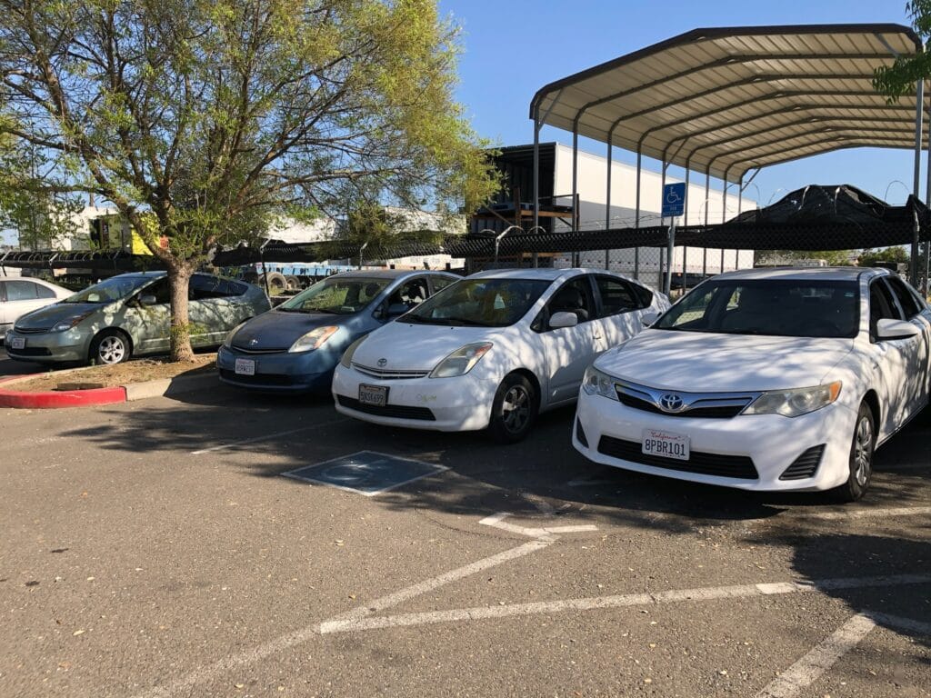 Toyota Camry and Prius hybrids at AT Automotive Sacramento for battery service