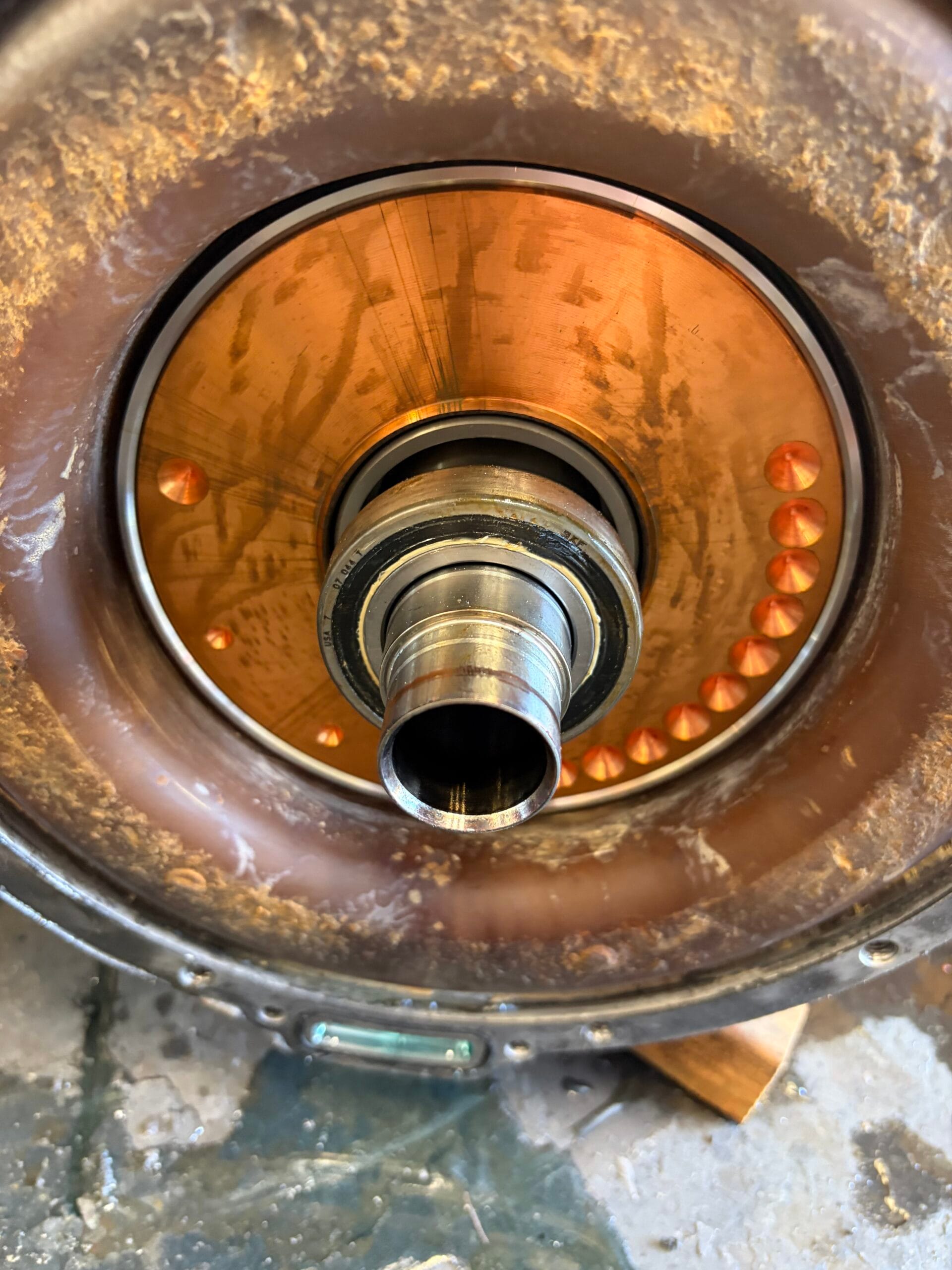 Tesla LDU coolant delete service in progress at AT Automotive Sacramento